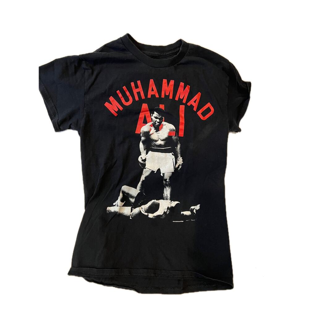 Muhammad Ali Black T-Shirt Mens S
